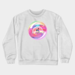 Bird in a Bowl in a Bubble Crewneck Sweatshirt